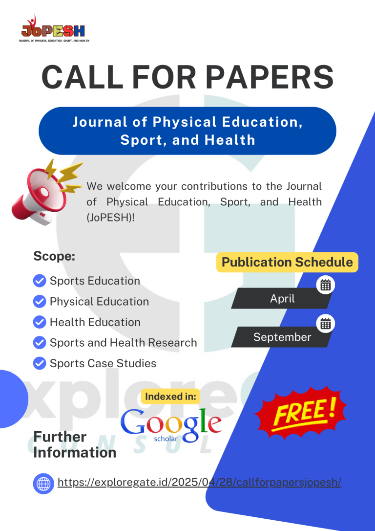 📢 Call for Papers JoPESH