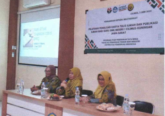 Prodi Pendidikan Tata Boga UPI Gelar Pelatihan Penulisan Karya Ilmiah bagi Guru SMK Negeri 1 Cilimus Kuningan